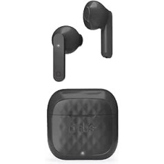 SBS TWS Air Free Wireless Headphones Multifunctional Touch Control, Charging Station, Ideal Music Calls for up to 3.5 Hours in a Row, Includes Earplugs, Black