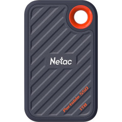 Netac ZX20 Extreme 1TB Portable NVMe SSD USB 3.2 Gen 2x2 up to 2000MB/s Read and 1700MB/s Write Support Win to Go Dust-Resistant Black