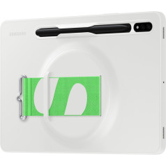 Samsung Чехол для Galaxy Tab S8 с ремешком и местом для стилуса Strap Cover, белый