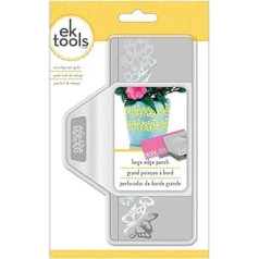 EK Tools EK Punch LE Monarch Butterfly Stanzer, Metall, Grau, 11.71 x 11.71 x 3.63 cm