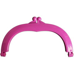 OCA14 PU Purse Frame and Colour Plastic Parts (Plug-In Type) Width 17,5 cm purple [34]