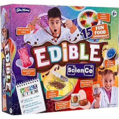 John Adams , Edible Science Kit: 15 Fun Food Experiments, Science and STEM Toys, Ages 8+