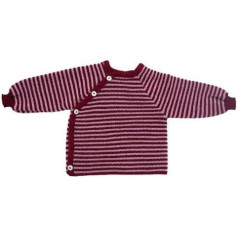 Reiff Reläx Knitted Swaddle Wrap / Baby Jumper - Schlüttli Organic Merino Virgin Wool (kbT) - 20170 - Berry/Pink, size: 98-104