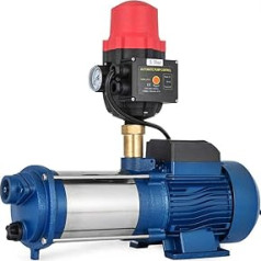 2200 W Stainless Steel Centrifugal Pump with Pressure Switch Garden Pump Pressure Regulation Can 2200 W/3.0 HP 2850 rpm Frequently Used to Increase Pipe and Water Supply