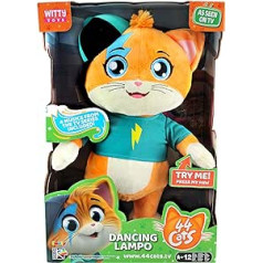 Smoby 7600170215 44 Cats Flashing Cats Dancing with Lights and Melodies, 30 cm, 3 Years