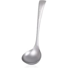 Boundless Voyage Titanium Long Handled Soup Spoon Porridge Stew Sauce Wine Ladle Scoop Gadget Cooking Kitchen Ti1074T