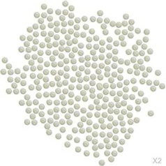 misppro 700 Stück 10 mm klare Glasmurmeln, Solitär-Spielzeug, Vasen- und Aquariumfüller, Heimdekoration