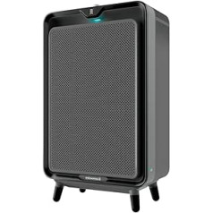 BISSELL air220 HEPA Air Purifier, Reduction of 99.9% Viruses, Bacteria and Allergies, Air Purifier, Air Purifier with Activated Carbon Filter for Bedroom and Living Room, CADR 183 m³/h (up to 195 m²),