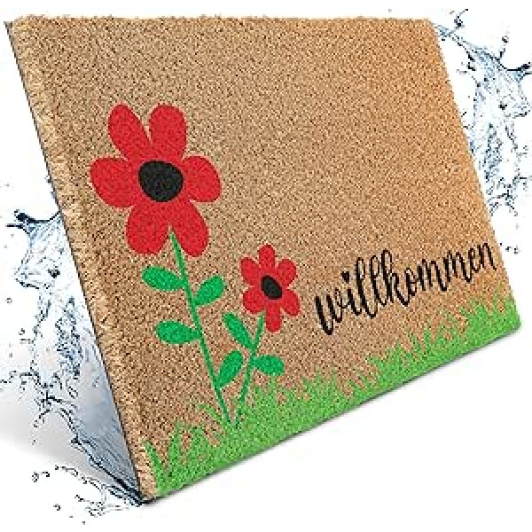 Premium Coconut Doormat (Maximum Robust & Weatherproof) – A Real Eye-Catcher Doormat Coconut Door Mat Door Mat Coconut & Door Mat Outdoor Coconut Door Mat Outdoor Weatherproof