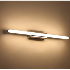 Klighten 14 W 60 cm LED Mirror Light Bathroom IP44 Bathroom Light Wall Mirror Lamp Bathroom Lamp Wall Light 110-240 V 910 Lumen Warm White 3000 K
