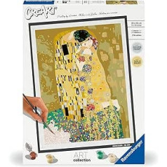 Ravensburger CreArt 23648 Painting by Numbers Art Collection: The Kiss (Klimt) from 14 Years