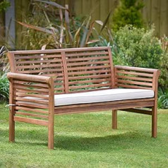 Plant Theatre 2 Seater Hardwood Garden Sofa with Cushions