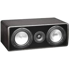 Canton Ergo 655 Centre 2.5 Way Bassreflex Centre/Small Speakers (110/160 Watts Stand) Black