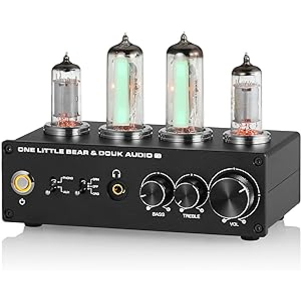HiFi 6E2 Tube Preamp Phono Preamp for MM/MC Turntables Headphone Amp