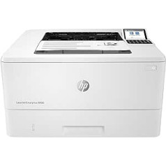 HP LaserJet Enterprise M406dn Laser Printer (LAN, Duplex, 350-Sheet Paper Tray) White