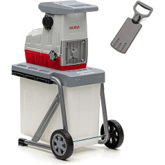 IKRA ILH 3000 A Electric Garden Shredder Rolling Shredder Quiet Robust Low Maintenance Strong 3,000 W Branch Thickness up to 44 mm