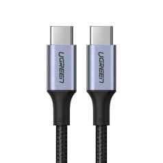 Кабель подачи питания USB-C, 100 Вт, быстрая зарядка FCP 5A, 3 м, серый
