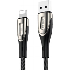 iPhone USB-A — кабель для быстрой зарядки Lightning Sharp Series, 2 м, черный