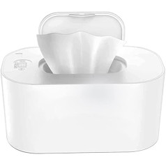 HUSHUI Baby Wet Wipes Heating, Baby Wet Wipes Warmer and Dispenser, Thermostat Wet Wipes Box Portable Wet Wipes Heating Box Temperature Adjustable