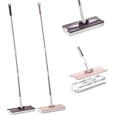 5 Rollen Ultimate Sweeper – Besen mit langem Griff, PET-Haar-Kehrbürste, Krümelsammler, Bodenkehr-Set (5 Rollen-Kehrbürste)