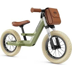BERG Biky Retro Green Laufrad, 12'' Kinderfahrrad, Für Kinder von 2 bis 5 Jahre, Retro Grün