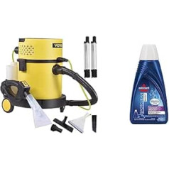 VEVOR 4-in-1 Washing Vacuum Cleaner, Wet/Dry Vacuum Cleaner, 1200 W Carpet Cleaner, Wet Vacuum Cleaner, 20 L Capacity & Bissell 1084N Spot & Stain Cleaner for SpotClean and Other Stain Cleaning