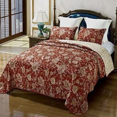 Qucover Vintage Style Bedspread