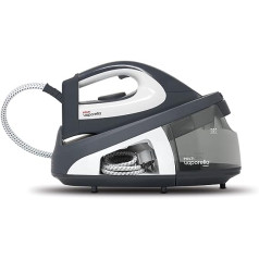 Polti Vaporella Simply VS10.12 Steam Iron with Removable 1.5 Litre Water Tank Maximum Pump 6.5 Bar Eco Function Grey / White