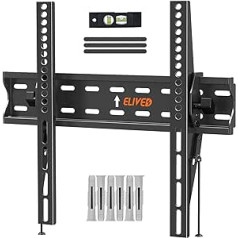 Elived TV Wall Mount Tilting TV Wall Mount for Flat and Curved LED, LCD, OLED, Plasma TV