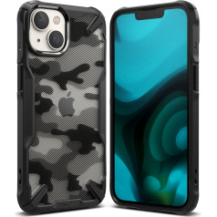 Ringke Защитный чехол с отверстиями для шнурка iPhone 14 Plus 6,7" FUSION X DESIGN CAMO BLACK