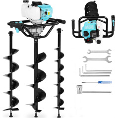 Бензиновый шнековый бур для почвы 2,1 кВт 1,2 л + 3 сеялки