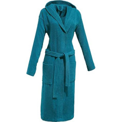 REDBEST Chicago Series Unisex Bathrobe, Dressing Gown, Sauna Gown, Terry Towelling, petrol