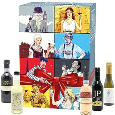 Kalea Wein Tasting Verkostungsbox | 24 ausgewählte Weine aus aller Welt | Rotwein | Weißwein | Rosé Weine | Weingeschenk für Männer und Frauen