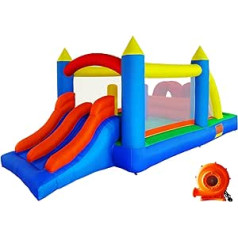 Ballsea Bouncy Castle with Blower, Suitable for 3 to 10 Years Bouncy Castle Indoor Children, Large Bouncy Castle XXL Children's Birthday Party (488 x 240 x 190 cm)