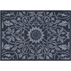 Turtle Mat St James Morris & Co Collection Super Absorbent Multi Grip Backed Blanket Mat, 60 x 85 cm, Grey