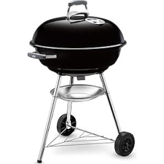 Weber Compact Kettle BBQ, Charcoal Kettle BBQ, Black