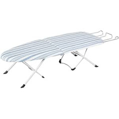 Honey-Can-Do BRD-01292 Klappbares Tischbügelbrett, Metall, Blue, 78.7x30.5x17.8 cm