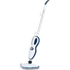 H.Koenig SWIP150 Steam Cleaner 2-in-1 Handheld Steam Cleaner Powerful 1500W Multifunction Fast Heat Up Time 25 Seconds No Chemicals Removes 99.9% of Bacteria + Accessories