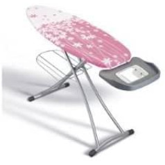 Metaltex 41807180080 Metall Alhena Bügelbrett 125 x 45 cm pink