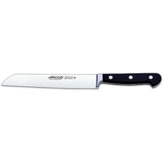 Arcos Clasica Series - Bread Knife - Blade made of Nitrium Forged Stainless Steel 180 mm - Handle Polyoxymethylene (POM) Colour Black