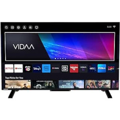 Toshiba 43QV2363DAW 43 Inch QLED TV/VIDAA Smart TV (4K UHD, HDR Dolby Vision, Triple Tuner, Bluetooth, Dolby Audio) [2024]