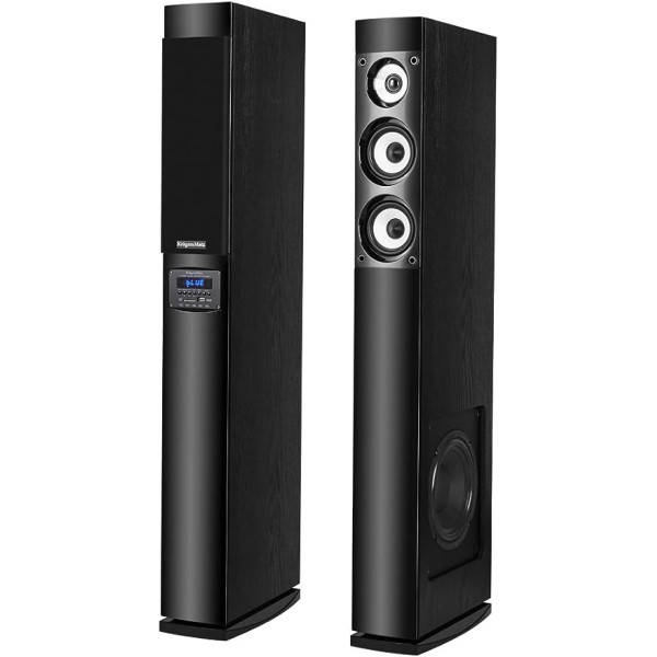 Kruger & Matz KM0511 60 W Black Loudspeaker (Hall, Universal 50 – 20000 Hz; Black; Wired/Wireless; Bluetooth/USB/RCA/3.5 mm)
