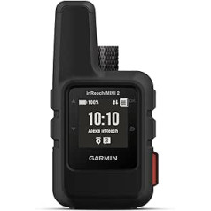 Garmin inReach Mini 2, Lightweight and Compact Satellite Communicator, Hiking Handheld, Black