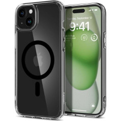 Spigen Чехол Ultra Hybrid Mag с MagSafe для iPhone 15 Plus, черный