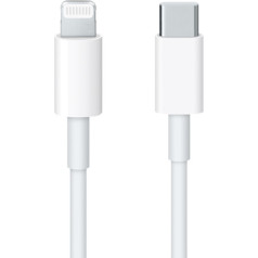Apple Оригинальный кабель Apple для iPhone USB-C — Lightning 1м белый