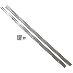 Heavy Duty Picture & Mirror Hanger Z Bar / French Cleat - Floating Hanging System + Fittings - 1 Metre