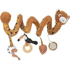 Deglingos Spiral Speculos Tiger Plush Toy
