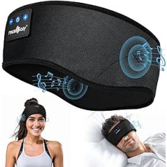 MUSICOZY Sleep Headphones Bluetooth 5.4, Sleep Headphones Headband Sports Headphones 14+STD Playtime Headphones Sleep Headband with HiFi Stereo, Ergonomic Tech Gadgets for Side Sleepers