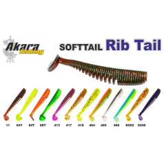 Silikona māneklis AKARA SOFTTAIL «Ribtail 2,5»