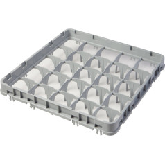 Стеклянная столешница Full Drop E1 для корзины CAMBRO 50х50см 25 отделений - серый